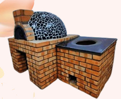 Combination of Pizza Oven and Tandoor