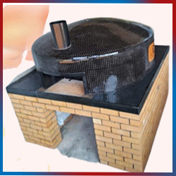 Mosaic Tiles Pizza Oven