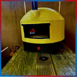 Outdoor Mosaic Tiles Pizza Oven