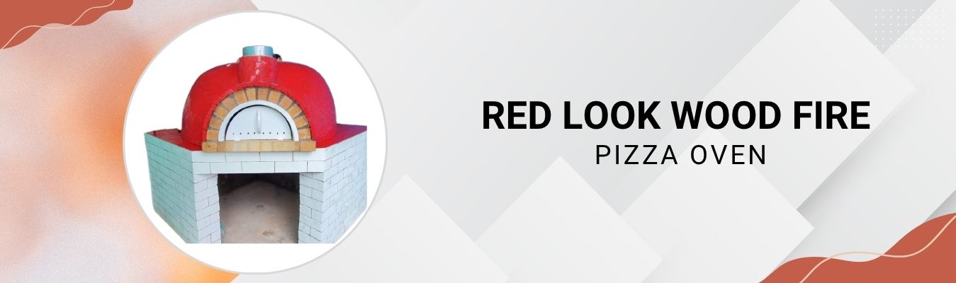 Red Look Wood Fire Pizza Oven